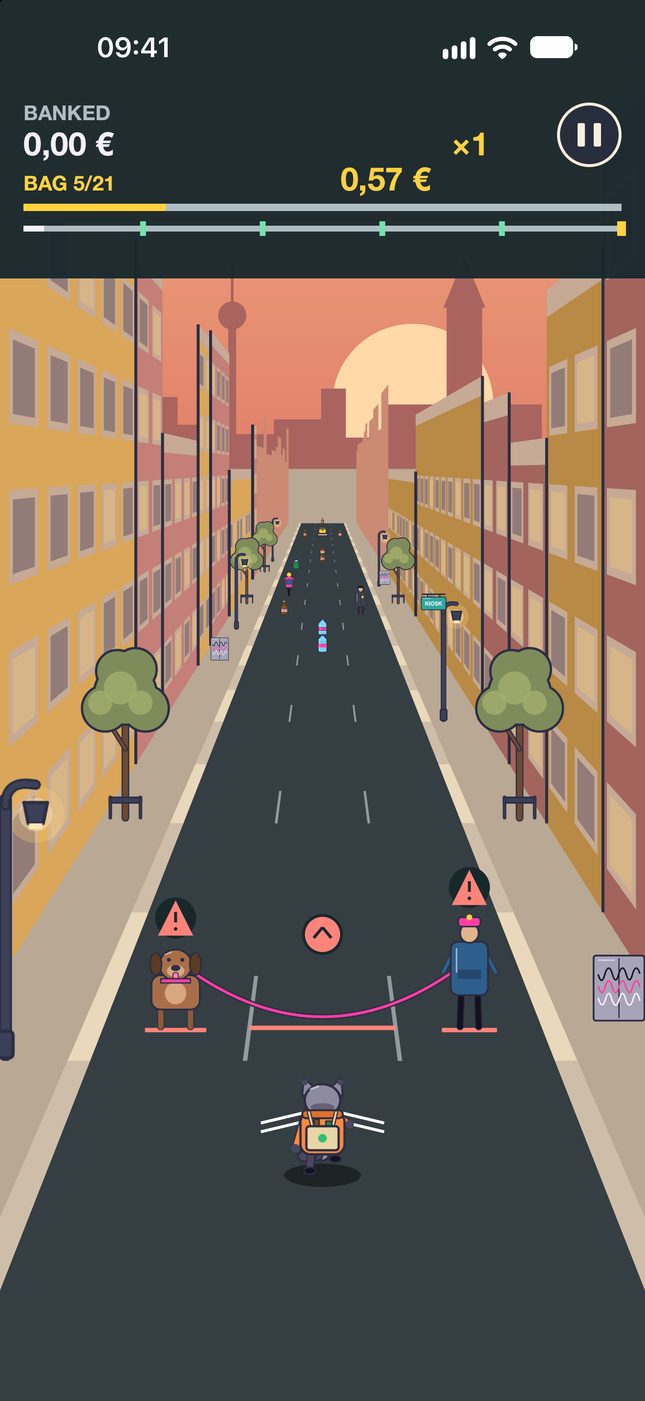 A run in Neukölln with a dog walker blocking the lanes